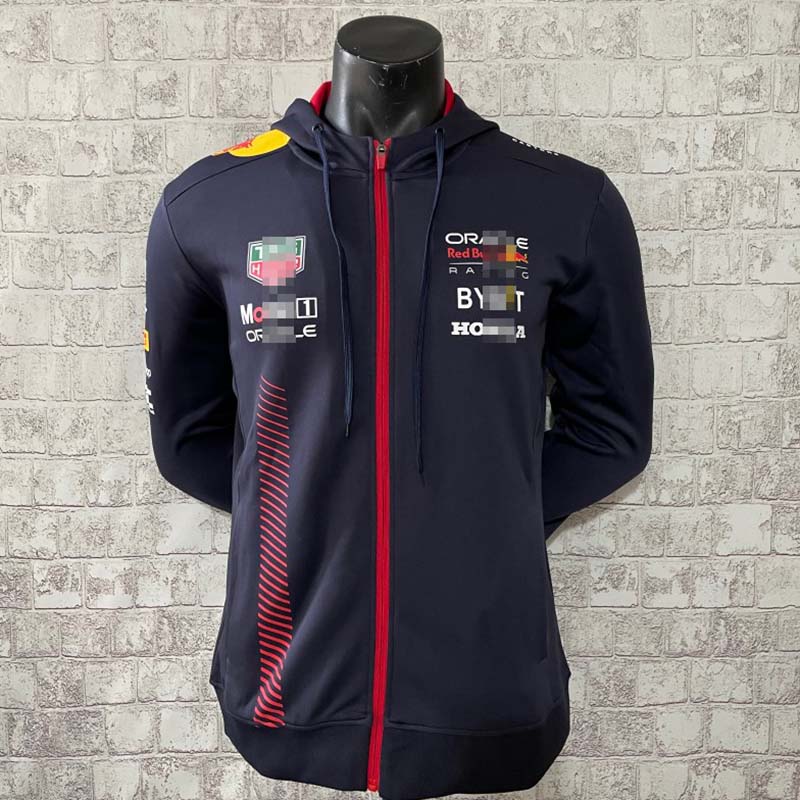Chaqueta Red Bull Racing F1 Racing Team Con Capucha Negro 2023